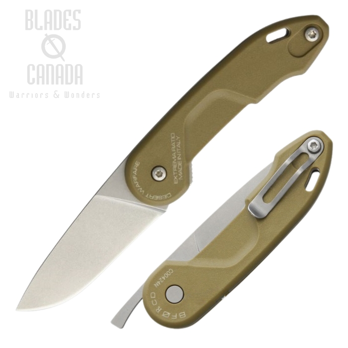Extrema Ratio BF0 R CD Folding Knife, Bohler N690, HCS Handle